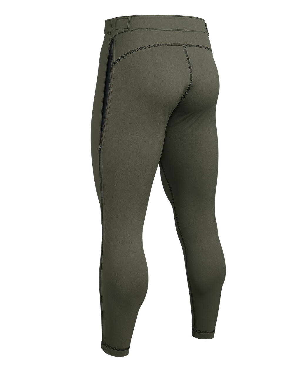 Back of Vital S3 Zip-Off Bottom in Ash Brown