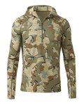 Front of Vital S3 Zip-T Hoodie in Valo Camouflage