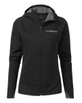 Front of Women's Peloton 240 Full Zip Hoodie in Black