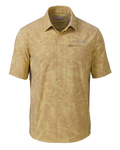 Front of Mesa Vented SS Snap Shirt in Dune Gritstone