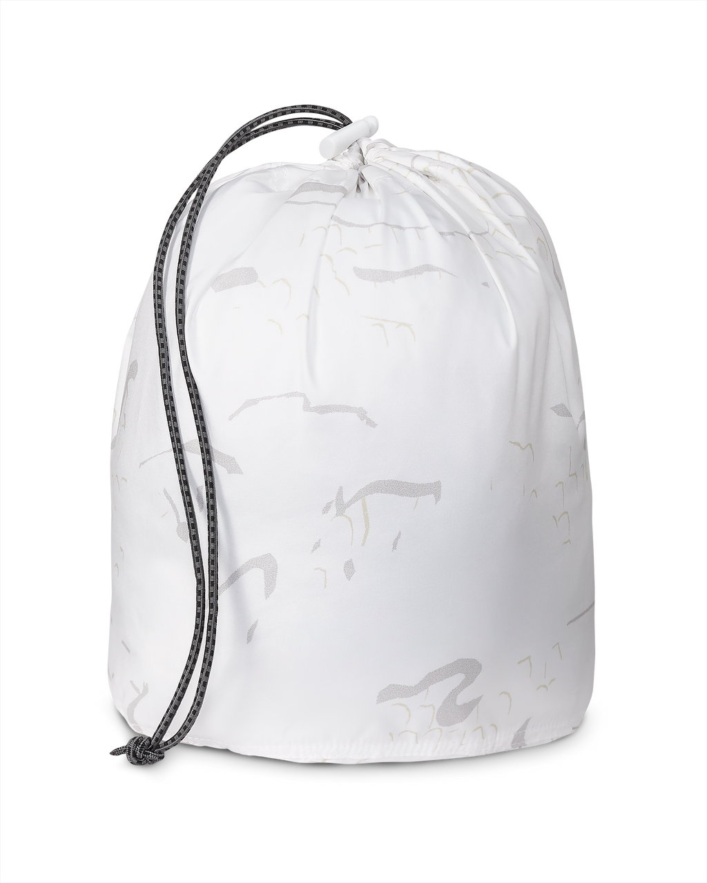 Stuff Sack with cinch-closure for easy storage included with Snowfall Overwhites Set