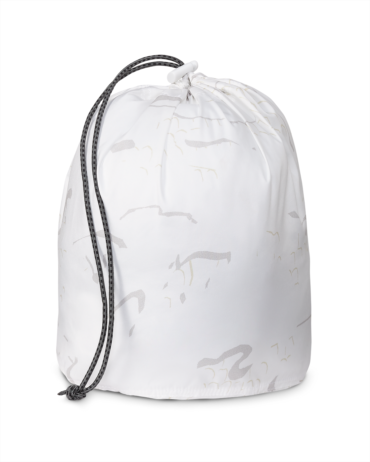Stuff Sack with cinch-closure for easy storage included with Snowfall Overwhites Set