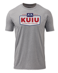 Front of KUIU Patch T-Shirt in Heather Grey