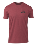 Front of KUIU Ram Chest Logo T-Shirt in Cardinal Red