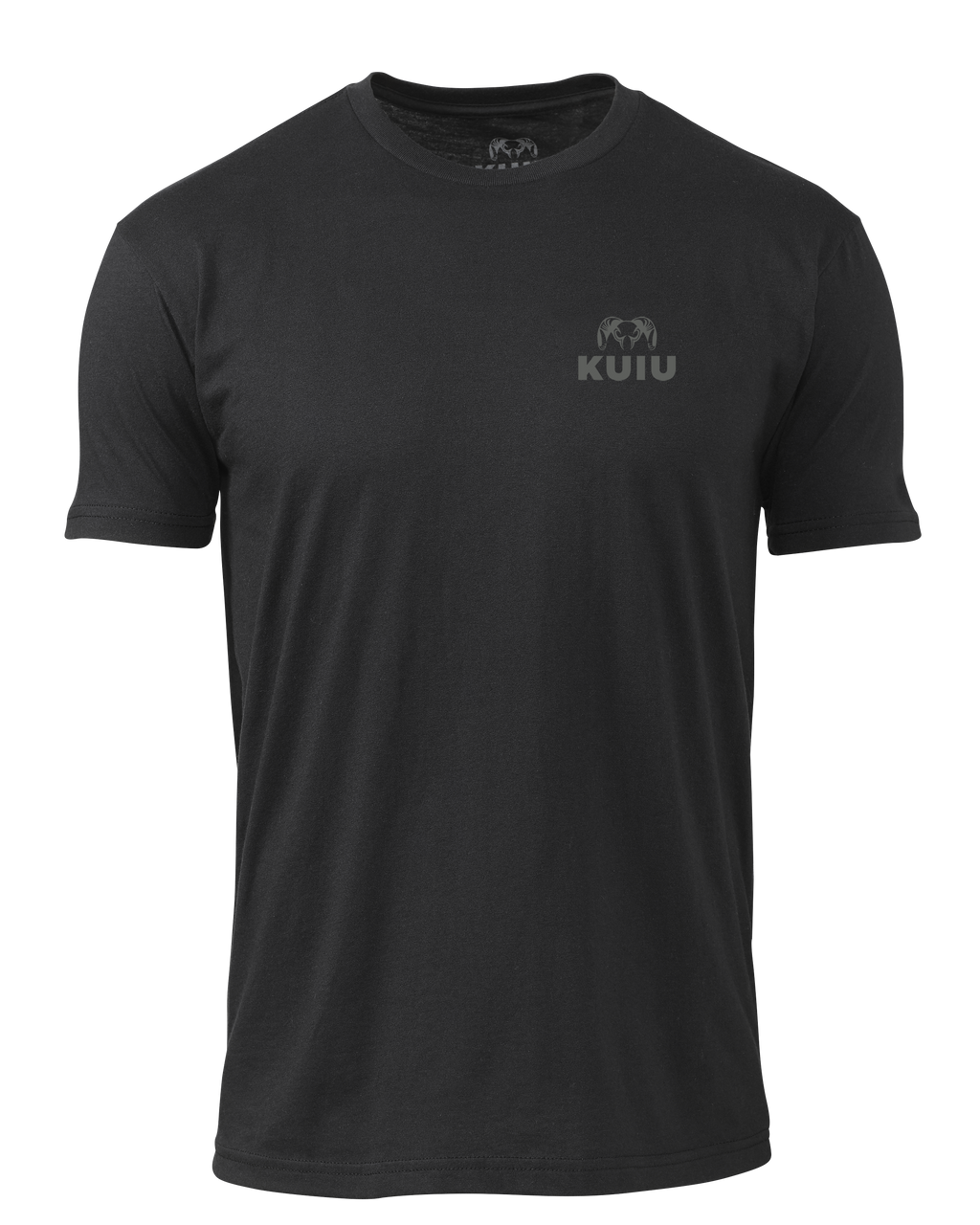 Front of KUIU Whitetail T-Shirt in Black