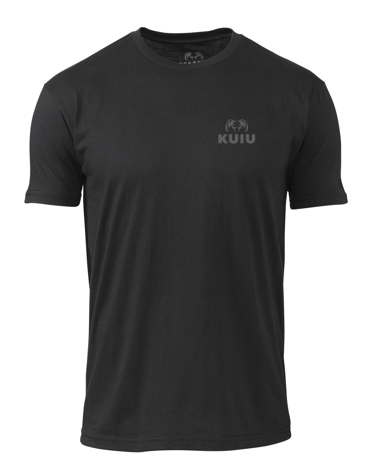 Front of KUIU Whitetail T-Shirt in Black
