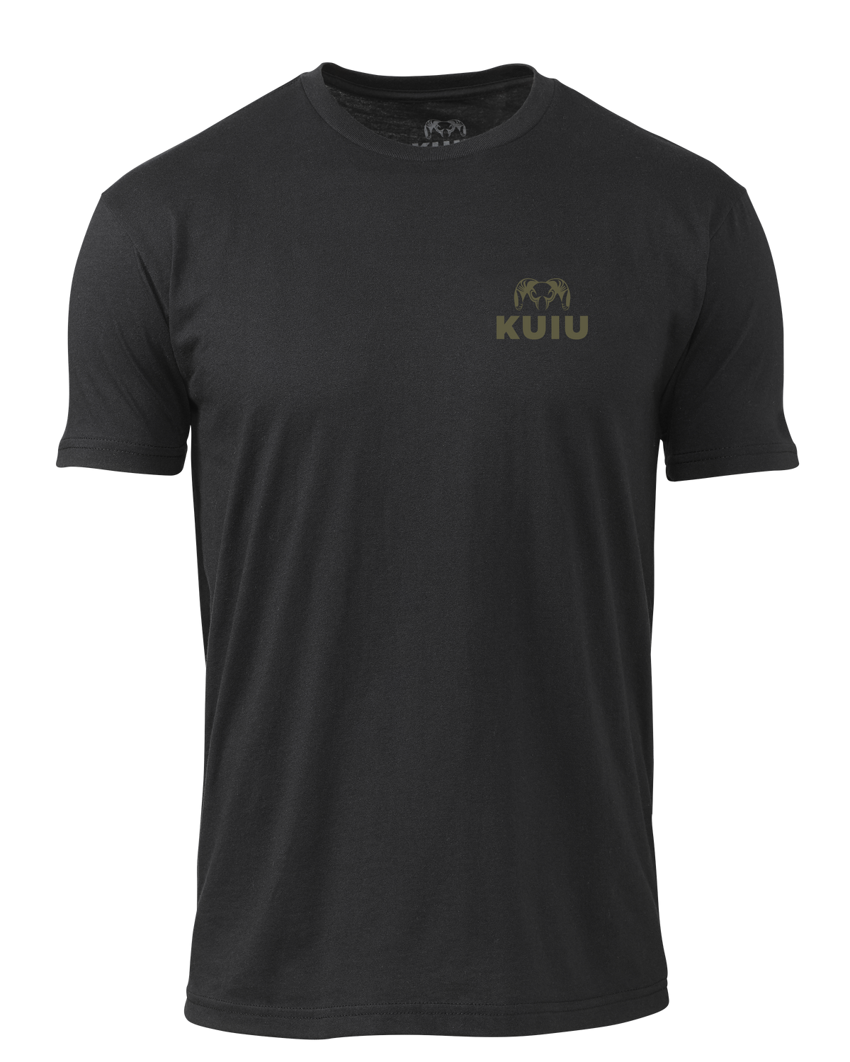 Front of KUIU Valo Upland T-Shirt in Black