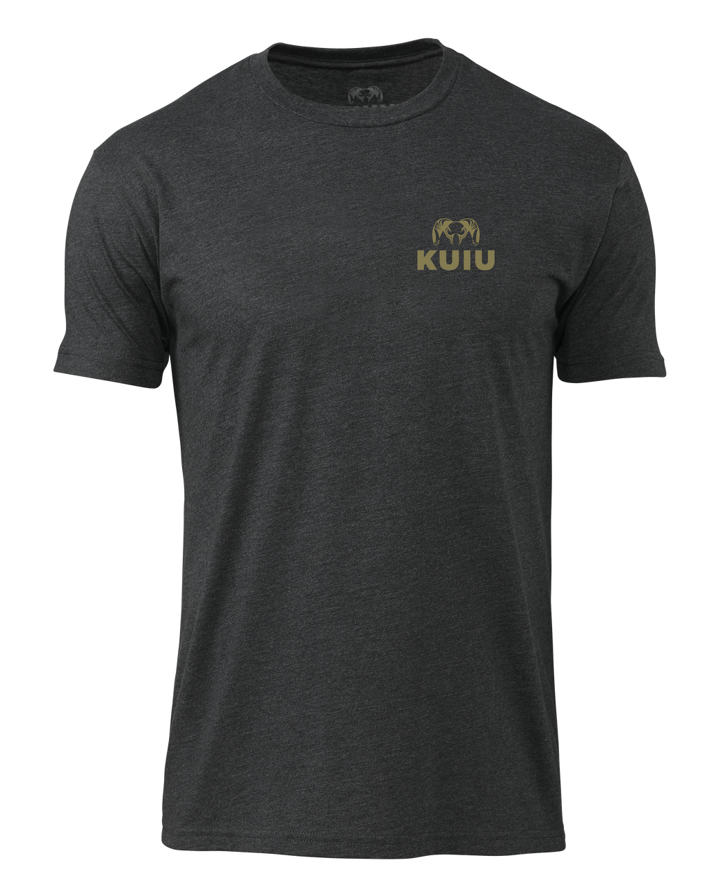 Front of KUIU Valo Upland T-Shirt in Charcoal Grey