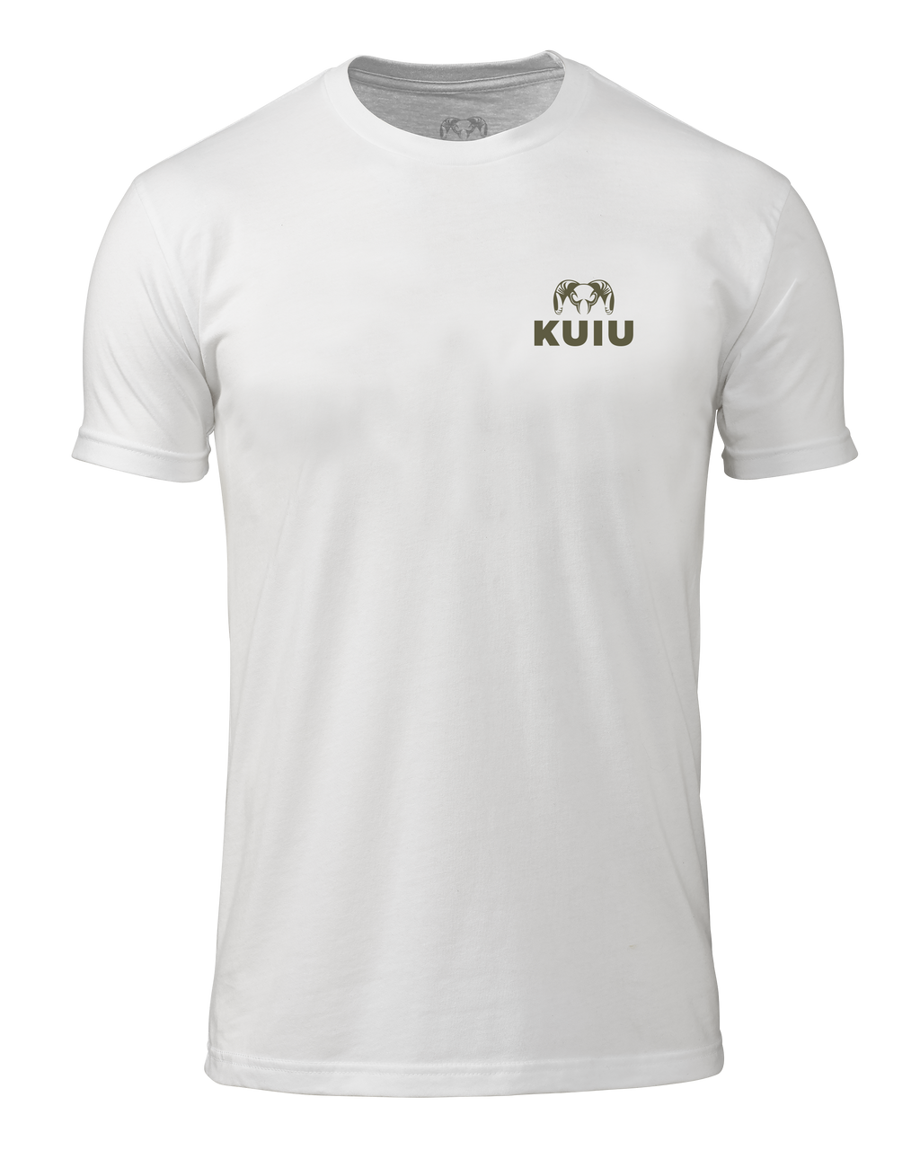 Front of KUIU Valo Upland T-Shirt in White