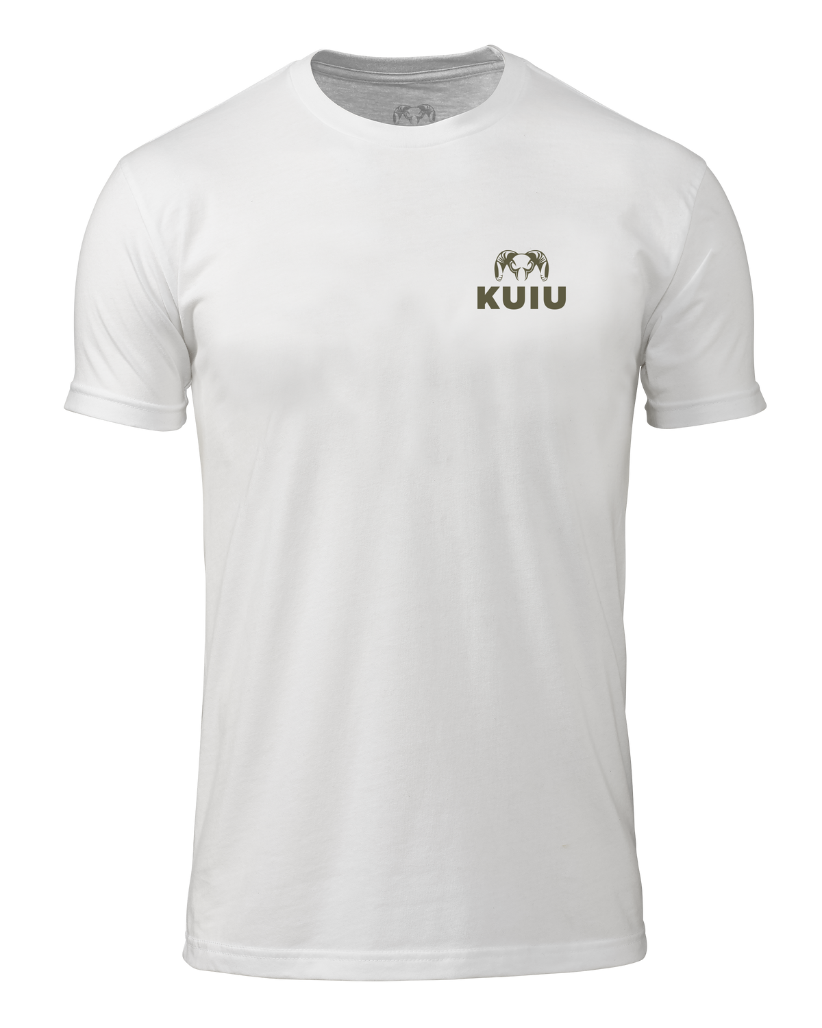 Front of KUIU Valo Upland T-Shirt in White