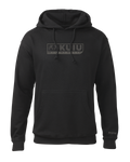 Front of KUIU Here to Hunt Hoodie in Black