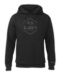 Front of KUIU Stacked Here to Hunt Hoodie in Black