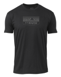 Front of KUIU Ultralight Mountain Logo T-Shirt in Black