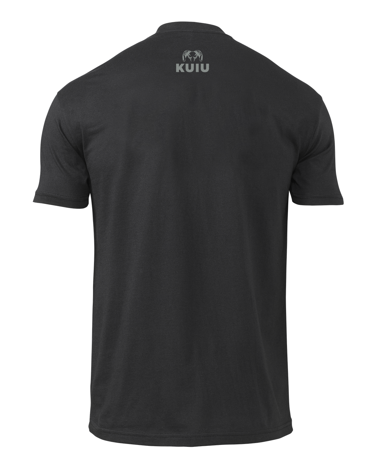 Back of KUIU Super Cub Log T-Shirt in Black