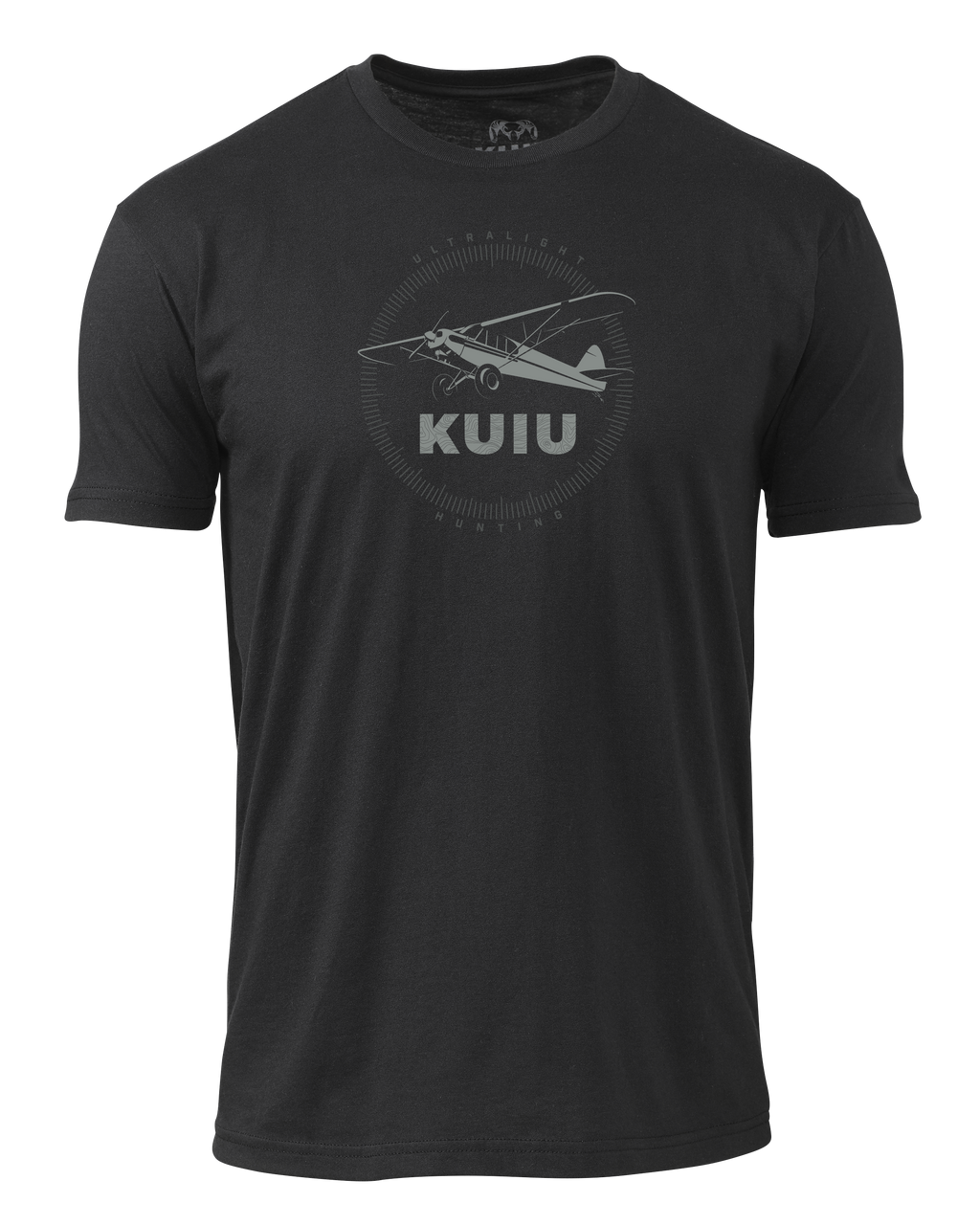Front of KUIU Super Cub Log T-Shirt in Black