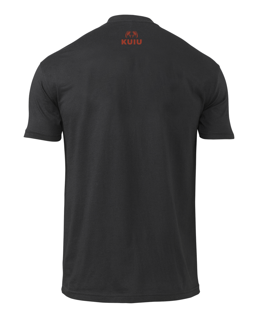 Back of KUIU Solid Patriotic Ram T-Shirt in Black