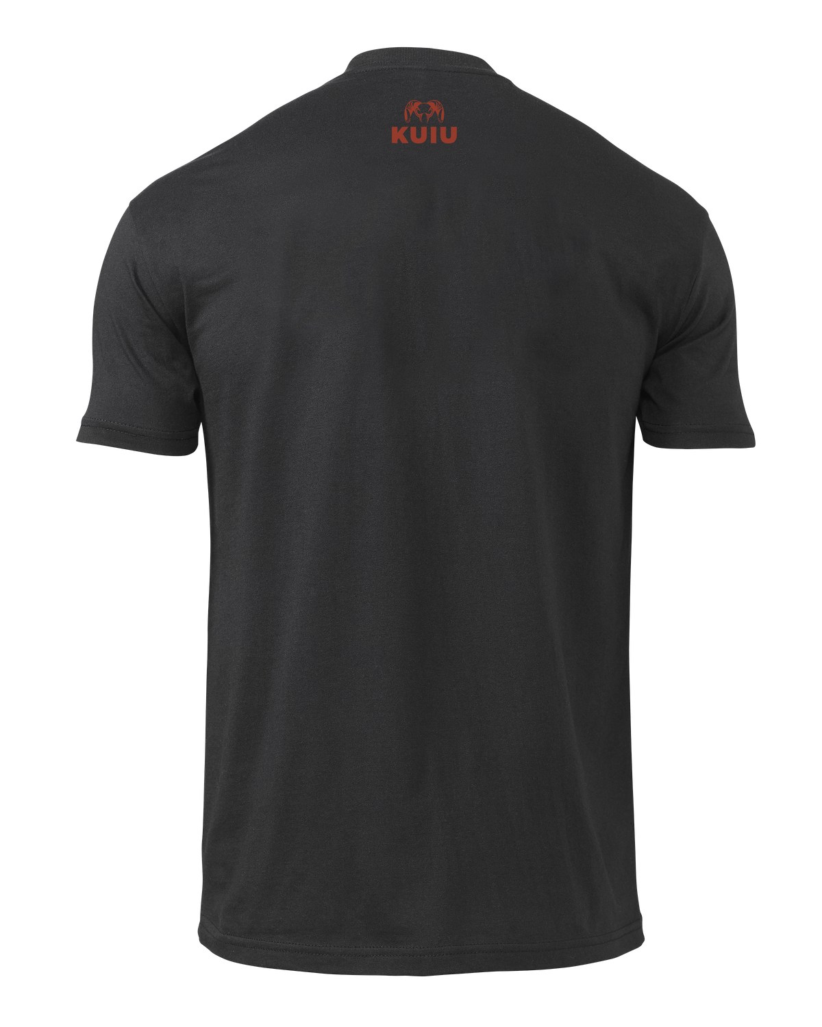 Back of KUIU Solid Patriotic Ram T-Shirt in Black