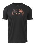 Front of KUIU Solid Patriotic Ram T-Shirt in Black