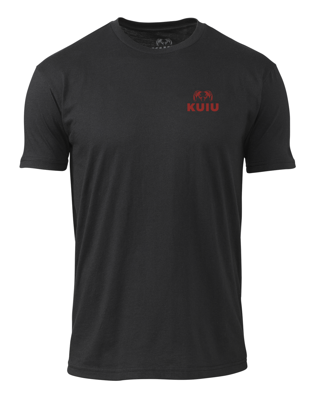 Front of Retro Flag Fade T-Shirt in Black
