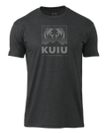 Front of KUIU Topo Mountain T-Shirt in Charcoal Grey
