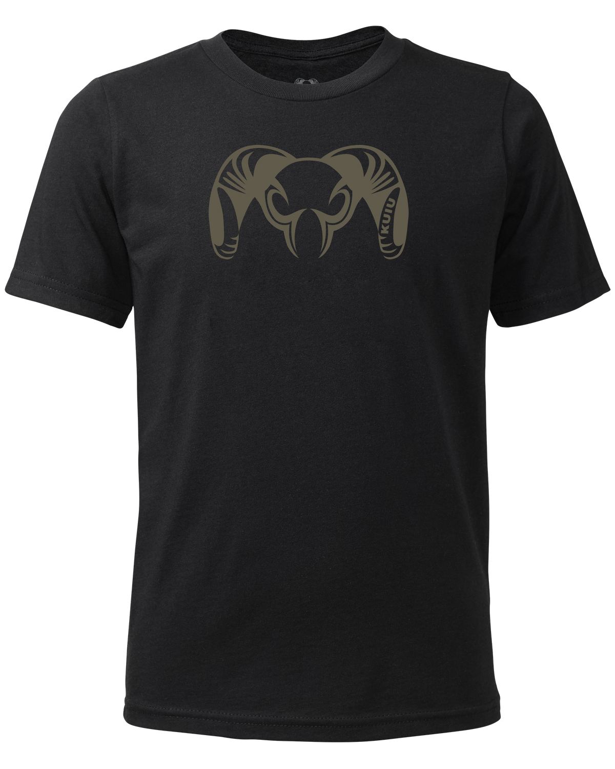 Font of Youth Engraved Ram T-Shirt in Black