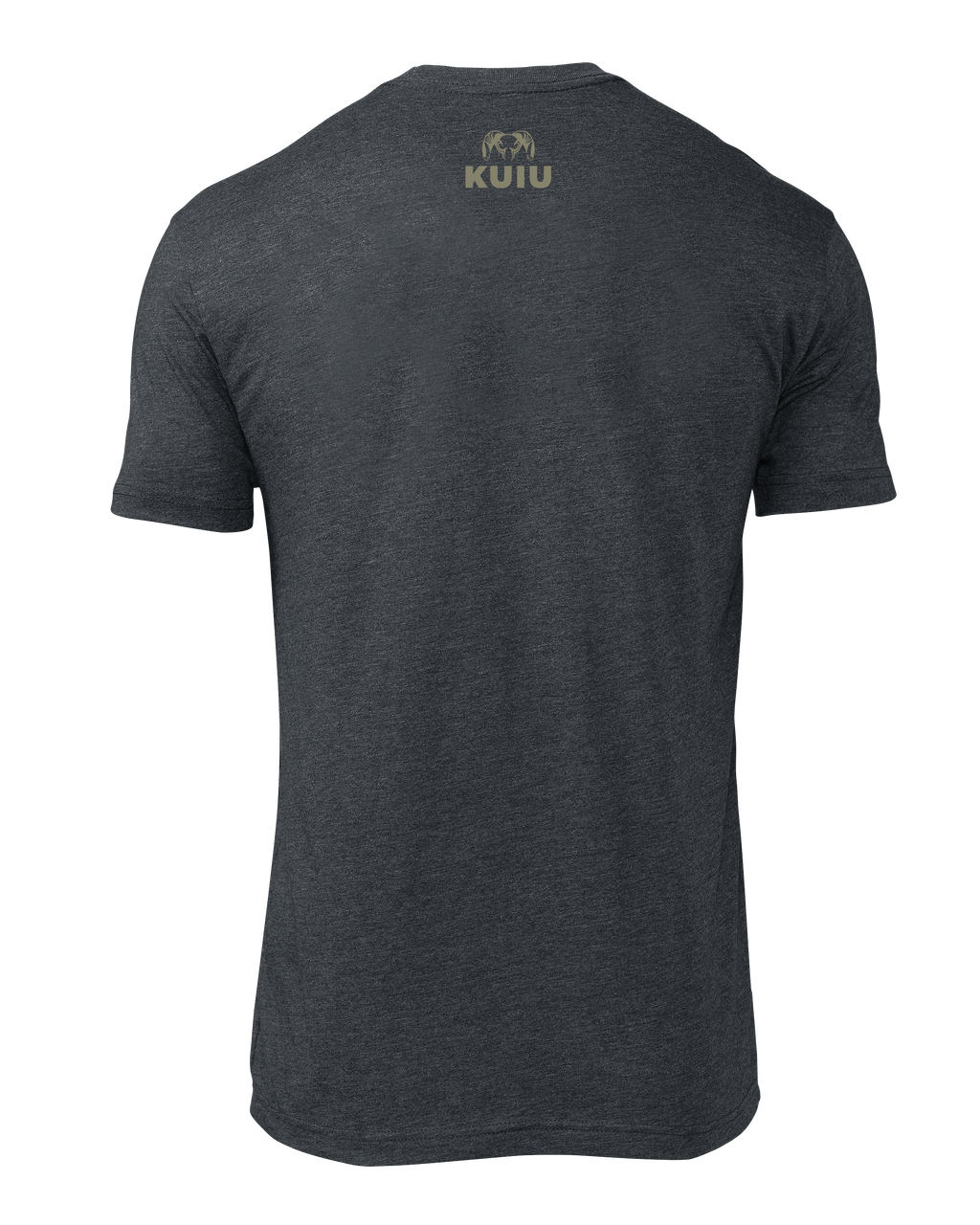 Back of KUIU Valo Box T-Shirt in Charcoal Grey