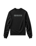 Front of Toddler Block Logo Crewneck Sweatshirt in Black