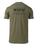 Back of KUIU Sign T-Shirt in Military Green