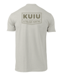 Back of KUIU Sign T-Shirt in Silk Khaki