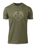 Front of KUIU Waterway T-Shirt in Military Green