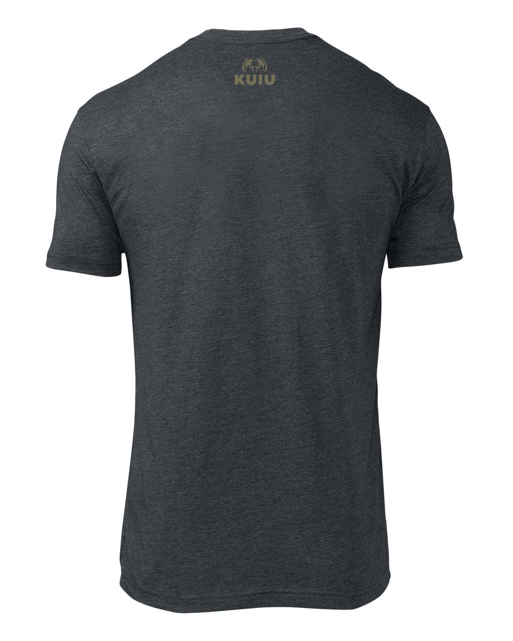 Back of KUIU Waterway T-Shirt in Charcoal Grey