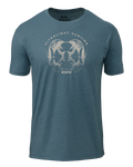 Front of KUIU Waterway T-Shirt in Indigo Blue