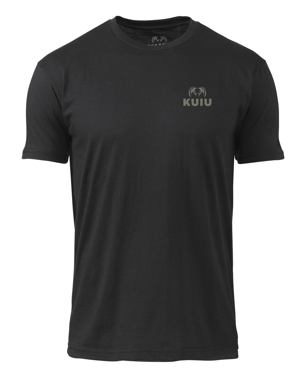 Front of KUIU Pintail Duck T-Shirt in Black
