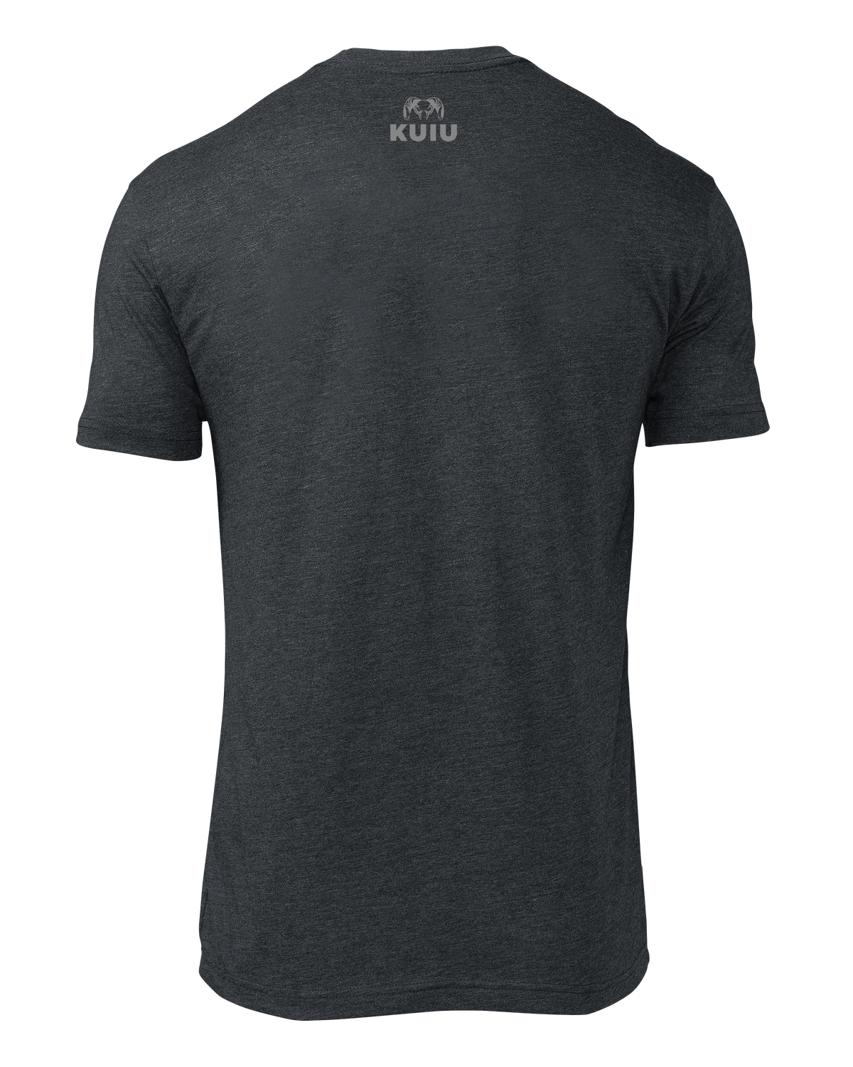 Back of KUIU Mountain T-Shirt in Charcoal Grey