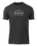 Front of KUIU Mountain T-Shirt in Charcoal Grey