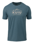 Front of KUIU Mountain T-Shirt in Indigo Blue