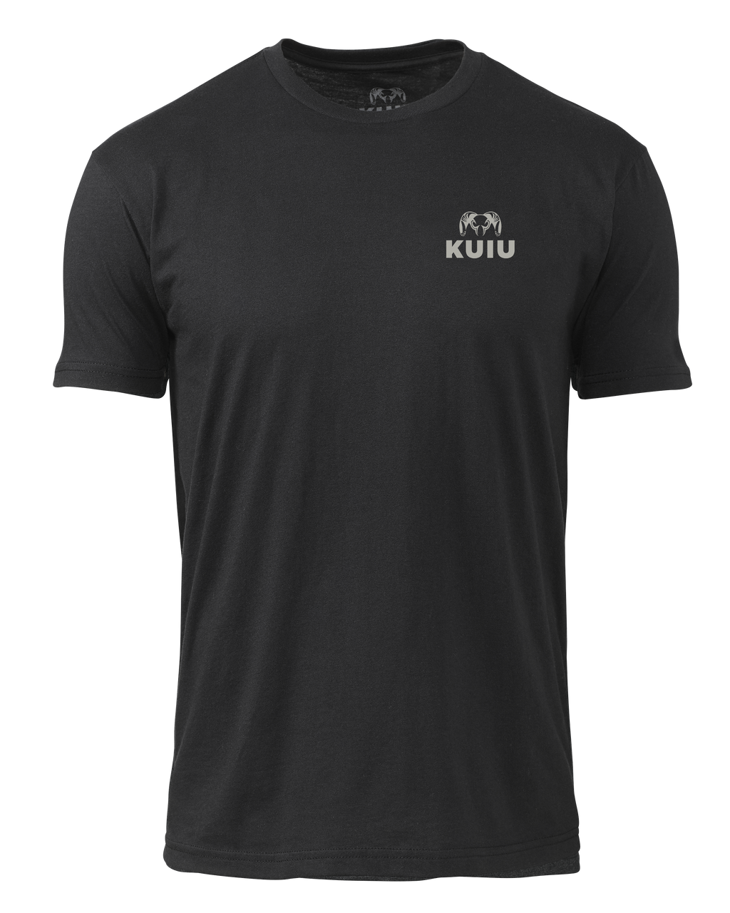 Front of KUIU Elk Skull T-Shirt in Black