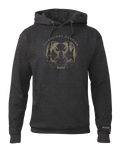 Front of KUIU Waterway Hoodie in Charcoal Grey