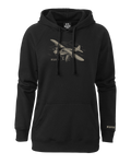 Front of Women's Flight Hoodie in Black