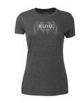 KUIU Women's Overlay Logo T-Shirt | Charcoal