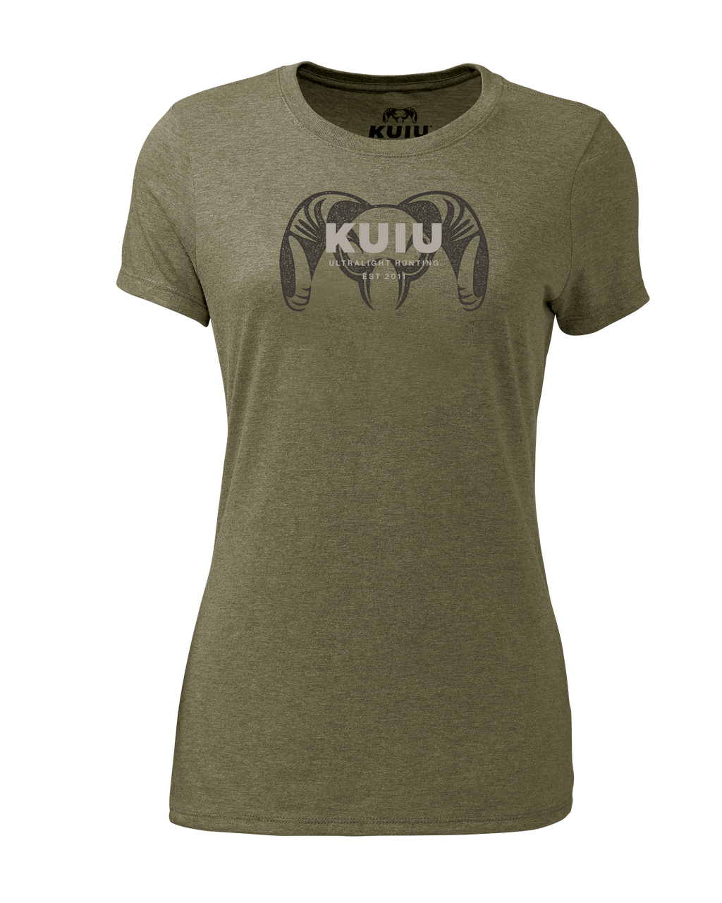 KUIU Women's Overlay Logo T-Shirt | Military Green