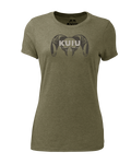 KUIU Women's Overlay Logo T-Shirt | Military Green