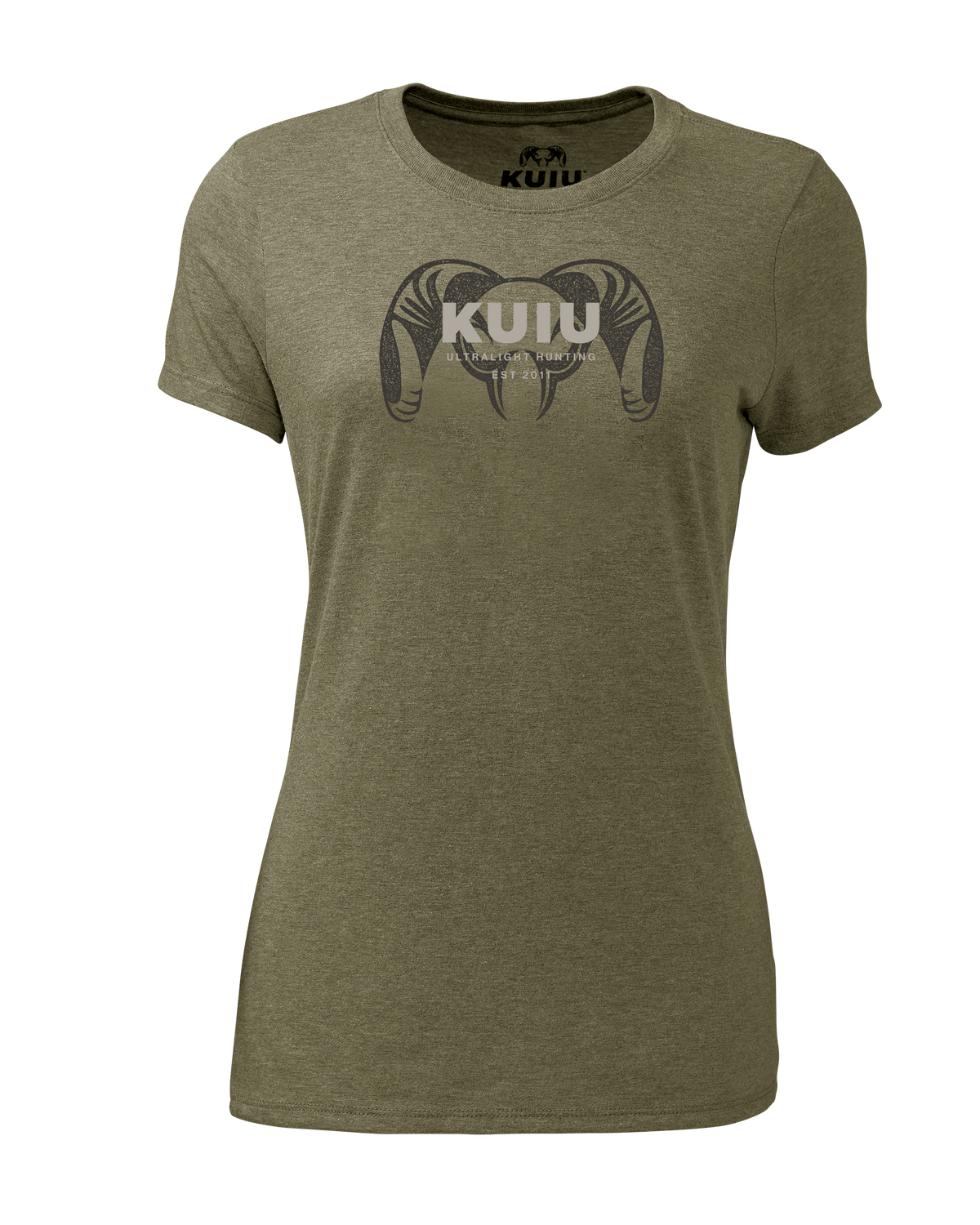 KUIU Women's Overlay Logo T-Shirt | Military Green