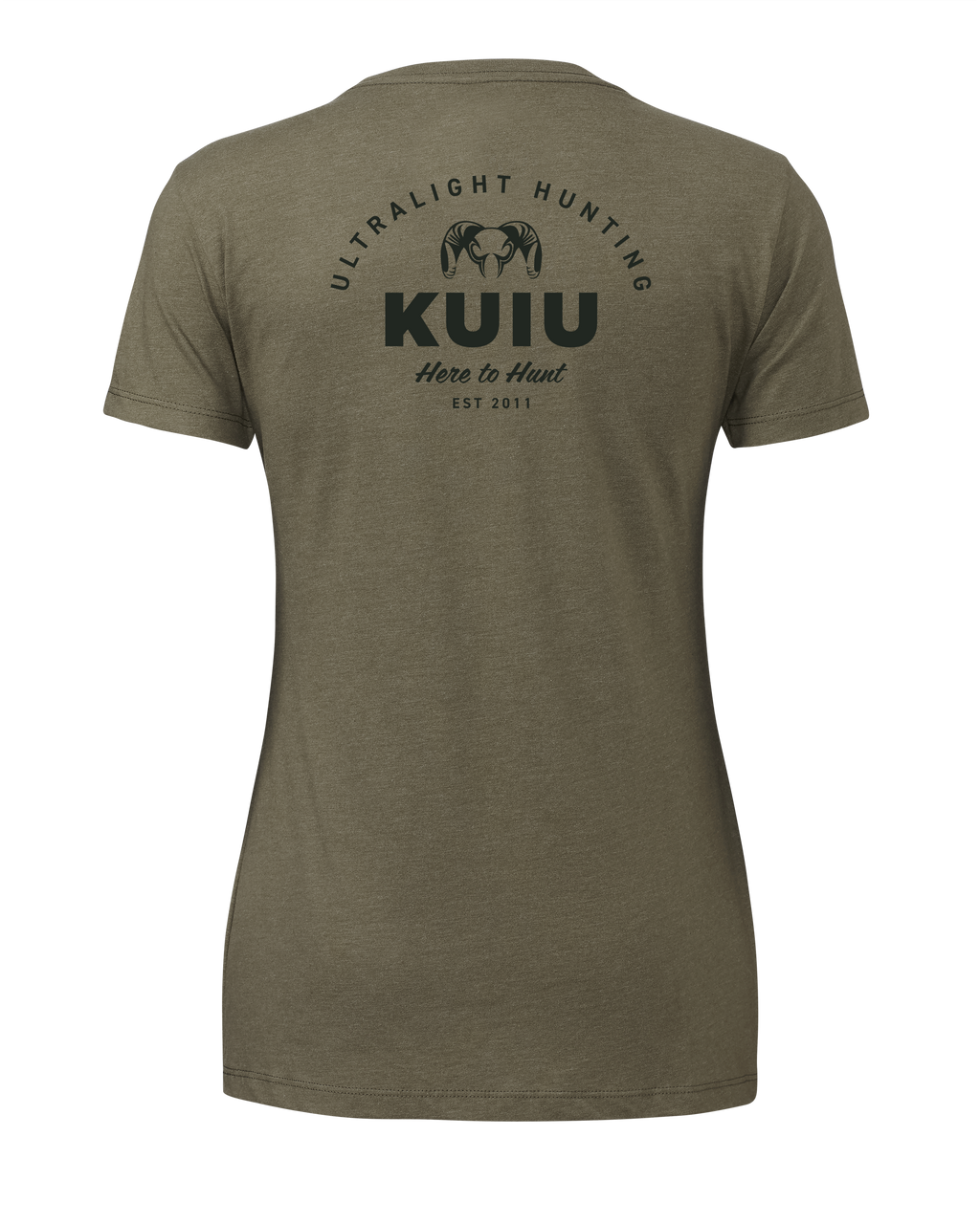 KUIU Women's UL Back Logo T-Shirt | Military Green