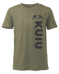 KUIU Youth Solid Vertical T-Shirt | Military Green