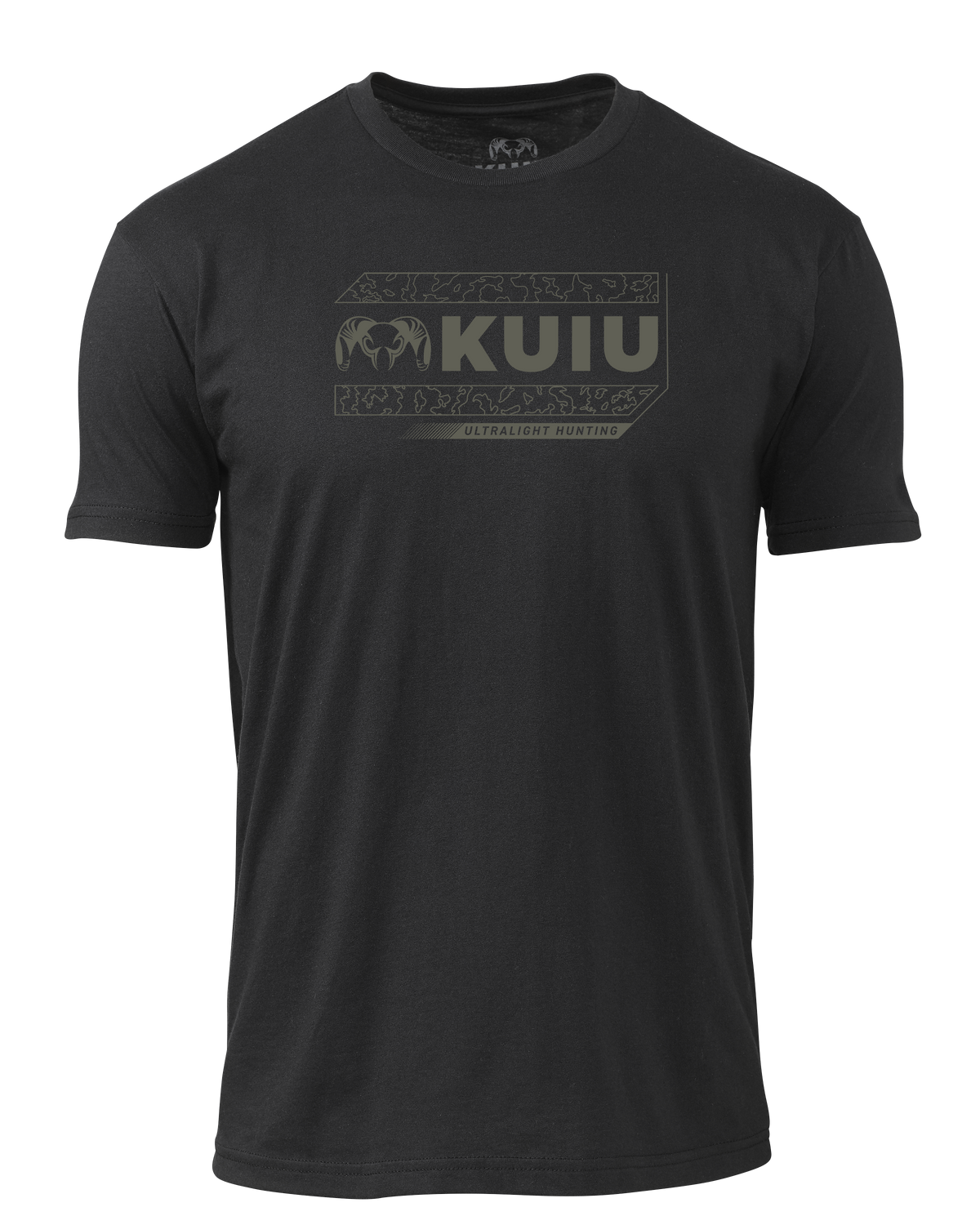 KUIU Camo Outline Logo T-Shirt | Black