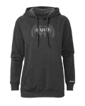 KUIU Women's Overlay Logo Hoodie | Charcoal Heather