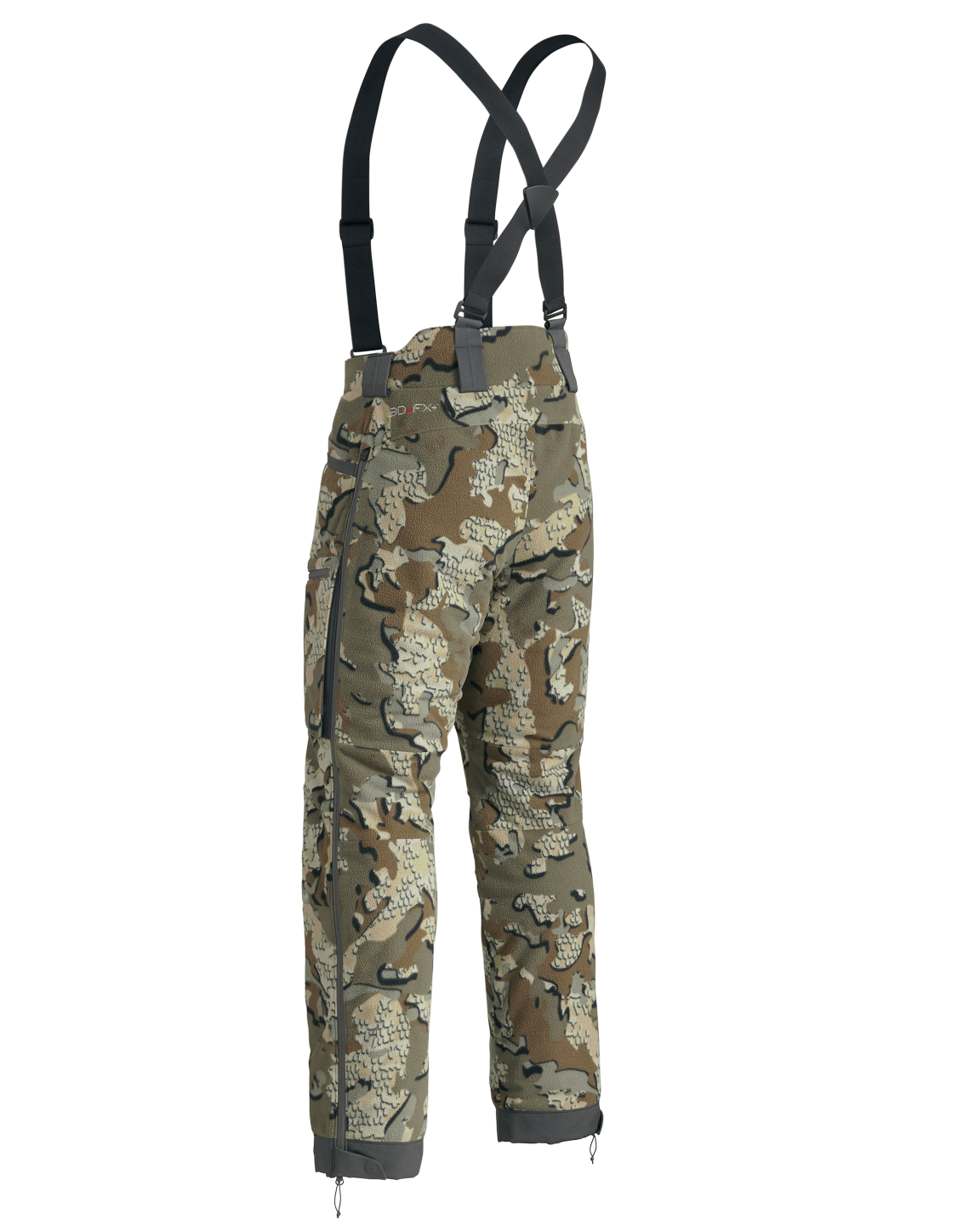 Rear, Side View of Proximity Insulated Pants in Valo Off-Shade