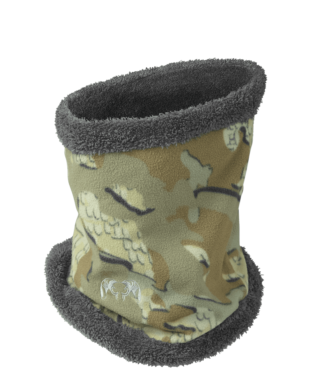 Front of KUIU Proximity Neck Gaiter in Valo Camouflage