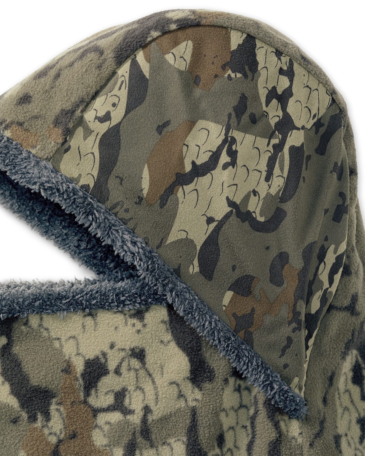 Detail interior fabric on KUIU Proximity Balaclava in Veros Camouflage